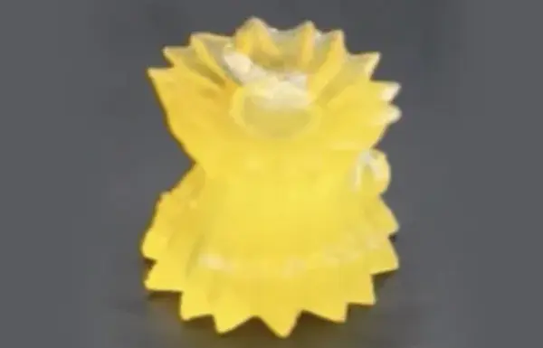 liquid crystalline elastomer structures printed by Devin Roach